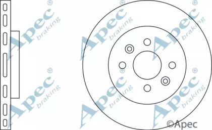 Тормозной диск APEC braking DSK2945