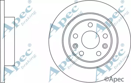 Тормозной диск APEC braking DSK2944