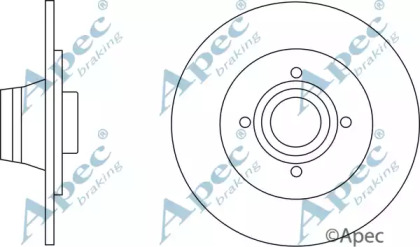 Тормозной диск APEC braking DSK2943