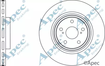 Тормозной диск APEC braking DSK2942