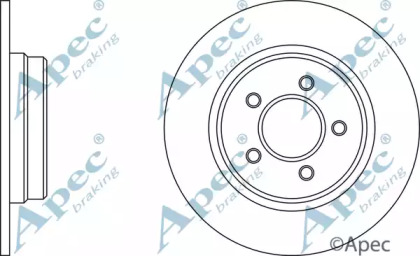 Тормозной диск APEC braking DSK2938