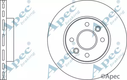 Тормозной диск APEC braking DSK2935