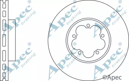 Тормозной диск APEC braking DSK2928