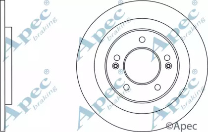 Тормозной диск APEC braking DSK2925