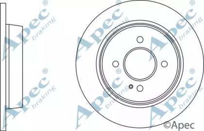 Тормозной диск APEC braking DSK2924