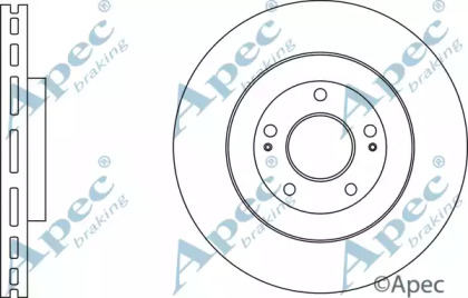 Тормозной диск APEC braking DSK2922