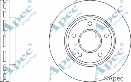 Тормозной диск APEC braking DSK2920