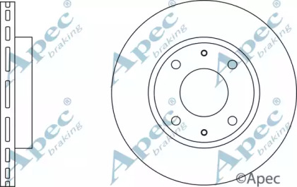 Тормозной диск APEC braking DSK2916