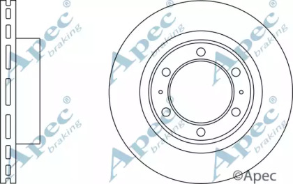 Тормозной диск APEC braking DSK2915