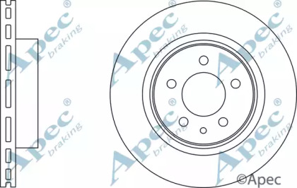 Тормозной диск APEC braking DSK2910