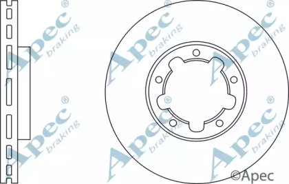 Тормозной диск APEC braking DSK2904