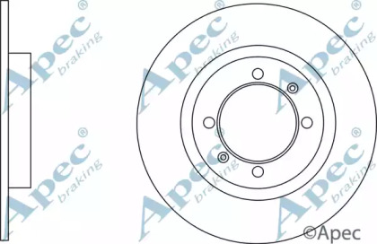 Тормозной диск APEC braking DSK2903