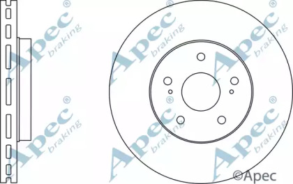 Тормозной диск APEC braking DSK2902