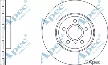 Тормозной диск APEC braking DSK2901