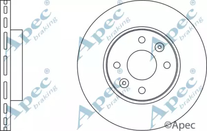 Тормозной диск APEC braking DSK2900