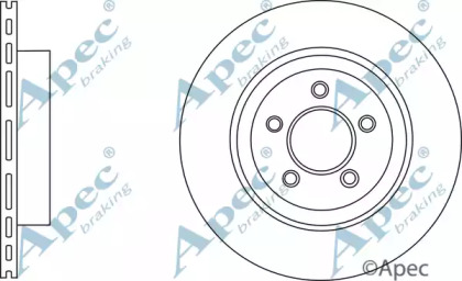 Тормозной диск APEC braking DSK2899