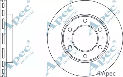 Тормозной диск APEC braking DSK2898