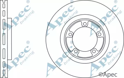 Тормозной диск APEC braking DSK2888