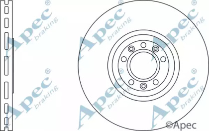 Тормозной диск APEC braking DSK2882