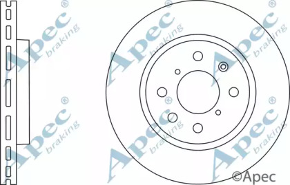 Тормозной диск APEC braking DSK2869