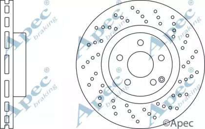 Тормозной диск APEC braking DSK2866