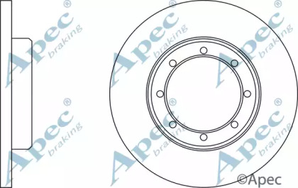 Тормозной диск APEC braking DSK2865