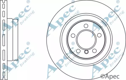 Тормозной диск APEC braking DSK2860