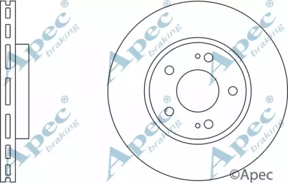 Тормозной диск APEC braking DSK2856