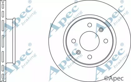 Тормозной диск APEC braking DSK2846