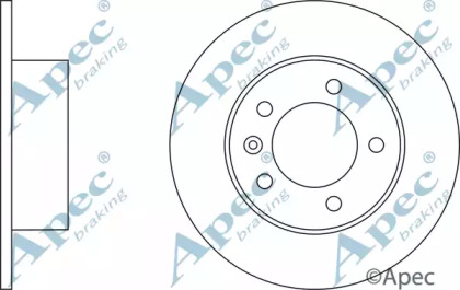 Тормозной диск APEC braking DSK2839