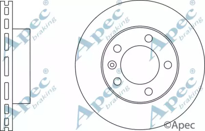 Тормозной диск APEC braking DSK2838