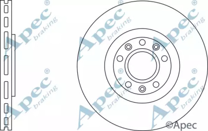 Тормозной диск APEC braking DSK2836