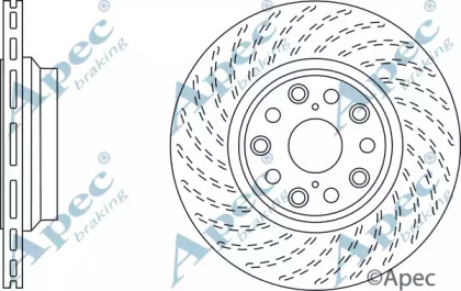 Тормозной диск APEC braking DSK2831