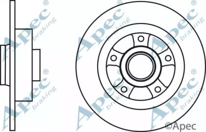 Тормозной диск APEC braking DSK2821