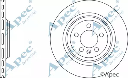 Тормозной диск APEC braking DSK2816