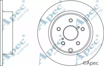 Тормозной диск APEC braking DSK2814