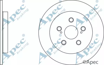 Тормозной диск APEC braking DSK2811