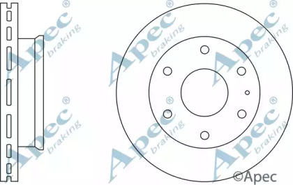 Тормозной диск APEC braking DSK2806