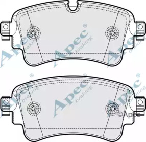 Комплект тормозных колодок APEC braking PAD2095