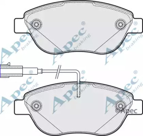 Комплект тормозных колодок APEC braking PAD2109