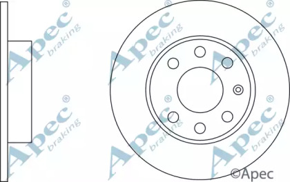 Тормозной диск APEC braking DSK2798