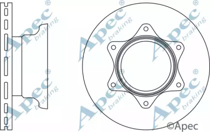 Тормозной диск APEC braking DSK2796