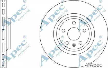 Тормозной диск APEC braking DSK2794