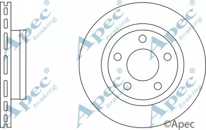 Тормозной диск APEC braking DSK2793