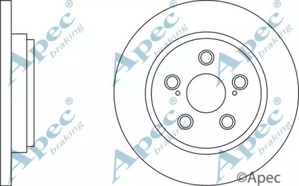 Тормозной диск APEC braking DSK2790