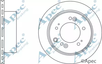 Тормозной диск APEC braking DSK2784