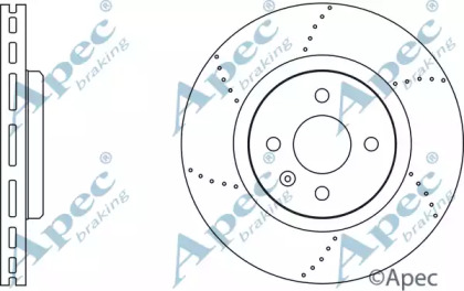 Тормозной диск APEC braking DSK2778