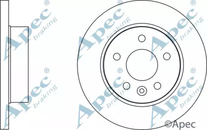 Тормозной диск APEC braking DSK2775