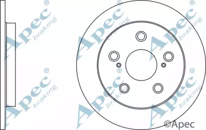 Тормозной диск APEC braking DSK2774