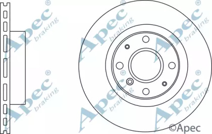 Тормозной диск APEC braking DSK2773